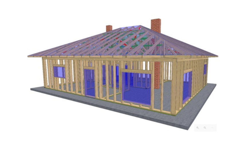 870×520-dachy-linter-budynek-mieszkalny-w-technologii-szkieletowej - PKD Linter - producent wiązarów dachowych
