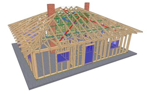 dachy-linter-budynek-mieszkalny-w-technologii-szkieletowej (2) - PKD Linter