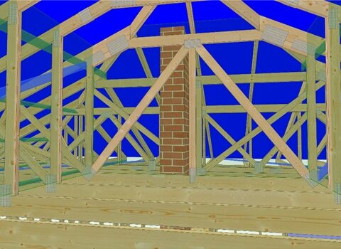 dachy-linter-budynek-mieszkalny-w-technologii-szkieletowej (5) - PKD Linter
